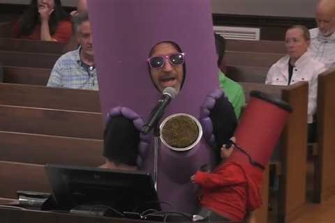 Man Dressed As Bong Crashes New Jersey Township Committee Meeting