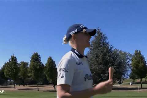 Charley Hull had ice cream delivered mid-round at Evian Championship in wild scene