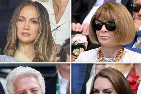 Kate Middleton, Jennifer Lopez Lead Celeb Attendees at Wimbledon Men's Final