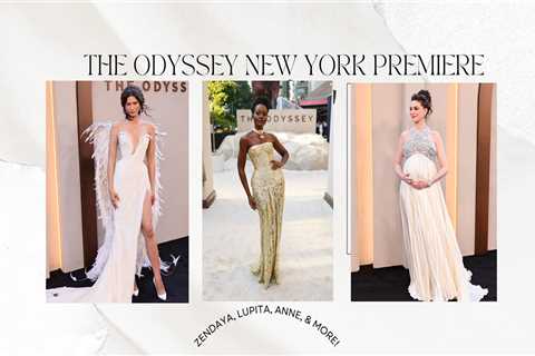 The Best Looks From “The Odyssey” NYC Premiere: Zendaya, Charlize Theron, Lupita Nyong’o & Anne..