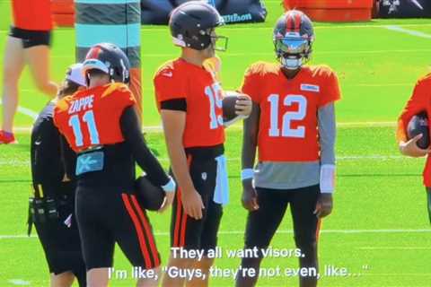 Joe Flacco mocked Shedeur Sanders for wearing visor: ‘Look like a f–king idiot’