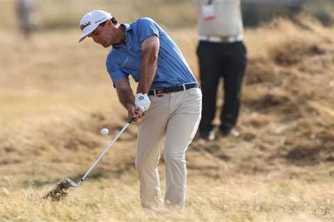 Jackson Suber takes first-round British Open lead  despite limited links golf experience
