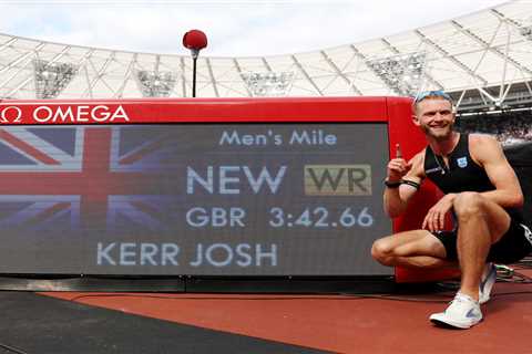 Runner Josh Kerr breaks 27-year record for world’s fastest mile
