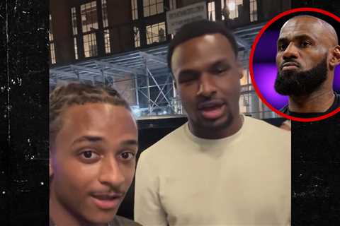 Bronny James Claims He Doesn't Know Where LeBron's Signing