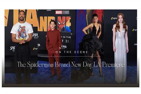 Zendaya’s Black Ashi Studio Ruffle Gown Steals the Spotlight at “Spider-Man: Brand New Day” LA..