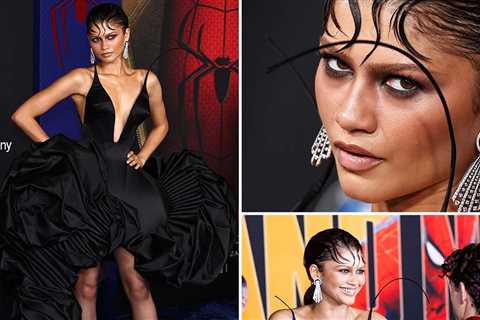 Zendaya Stuns at 'Spider-Man: Brand New Day' Premiere With Tom Holland
