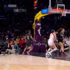 WNBA star Dearica Hamby ejected after elbow to opponent’s face, defends herself to fan