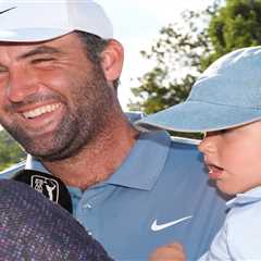 Scottie Scheffler blocks CBS camera to steal private moment with family