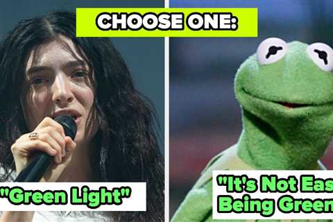 Choose A Song For Every Color Of The Rainbow, And We'll Reveal Which Band Matches Your Aura