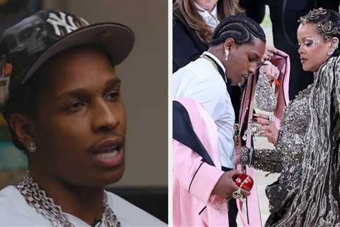 “We Human”: A$AP Rocky Finally Addressed That Viral Video Of Him And Rihanna Having A Tense..