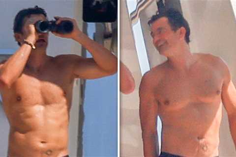Orlando Bloom Goes Shirtless on Sun-Soaked Yacht Day With Woody Harrelson