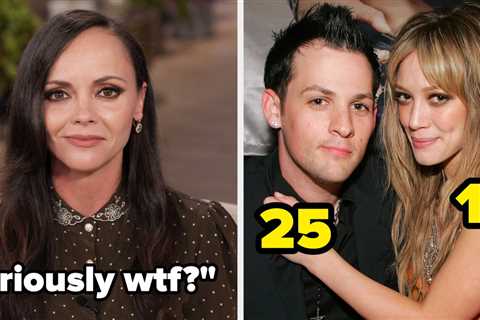 Christina Ricci Just Called Out Joel Madden For Dating Hilary Duff When She Was 16, And He Was 25,..