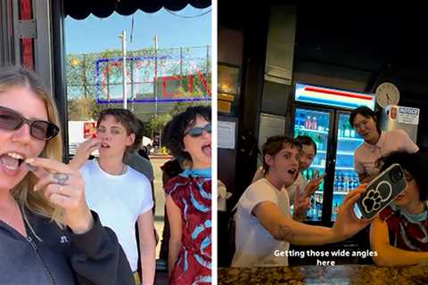 Kristen Stewart Gets High for Korean BBQ With Viral Foodie