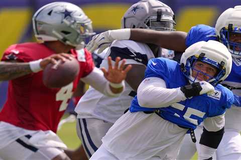 Cowboys star makes NSFW wager with Rams before heated joint practice