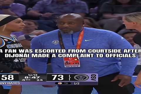 DiJonai Carrington has WNBA fan escorted from courtside — he returned after ‘unfounded’ complaint
