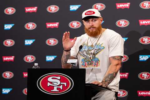 49ers TE George Kittle ‘hitting top speeds’ but trying to ‘not be a dumbass’