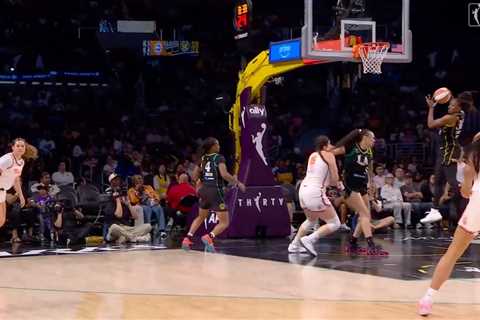 WNBA star Dearica Hamby ejected after elbow to opponent’s face, defends herself to fan