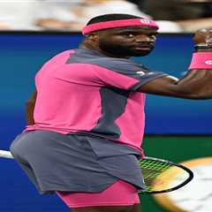 Frances Tiafoe’s girlfriend Ayan goes preppy in tiny pleated skirt at US Open