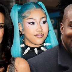 Kim Kardashian and Kanye West Reunite in the Crowd for North's Concert