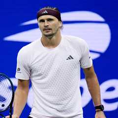 Alexander Zverev’s girlfriend rocks daring red mini dress during US Open