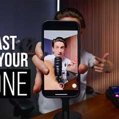 How to Turn your Podcast into a Video Podcast with a Smartphone