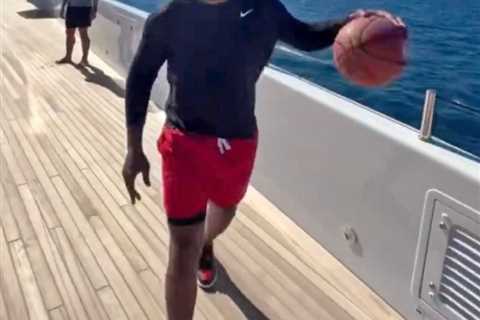 Clippers legend brings back ‘Lob City’ with newly retired NBA star in wild yacht alley-oop