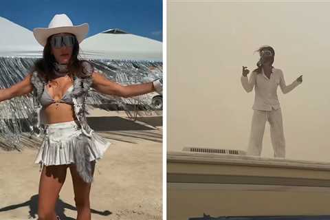 Bethenny Frankel Shows Off Festive Burning Man Look, Gives Wild Neighborhood Tour