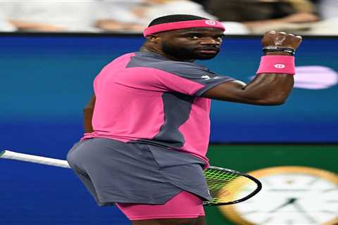 Frances Tiafoe’s girlfriend Ayan goes preppy in tiny pleated skirt at US Open