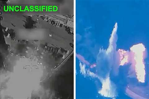 U.S. CENTCOM Shares Shocking Video From Attack on Iranian Oil Tankers