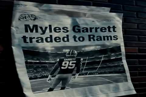 Myles Garrett drops chilling ‘Loading’ hype video before Rams debut