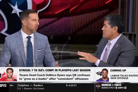 Tedy Bruschi, Alex Smith spar over C.J. Stroud in tense ESPN scene