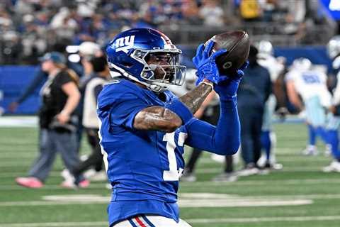 Odell Beckham’s Giants return game ends quietly after electric fan greeting
