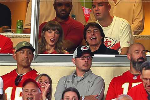 Taylor Swift Cheers On Husband Travis Kelce at Chiefs’ Home Opener Against Broncos, With Tom Cruise ..