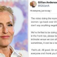 Gillian Anderson Sternly Called Out Superfans She's Known For Over 20 Years After They Saw Her Show ..